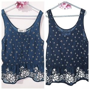 Abercrombie & Fitch Girls Navy Tank Blouse